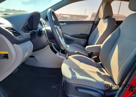 2014 Hyundai Accent Gs z USA, uszkodzony, nr VIN KMHCT5AE7EU157323